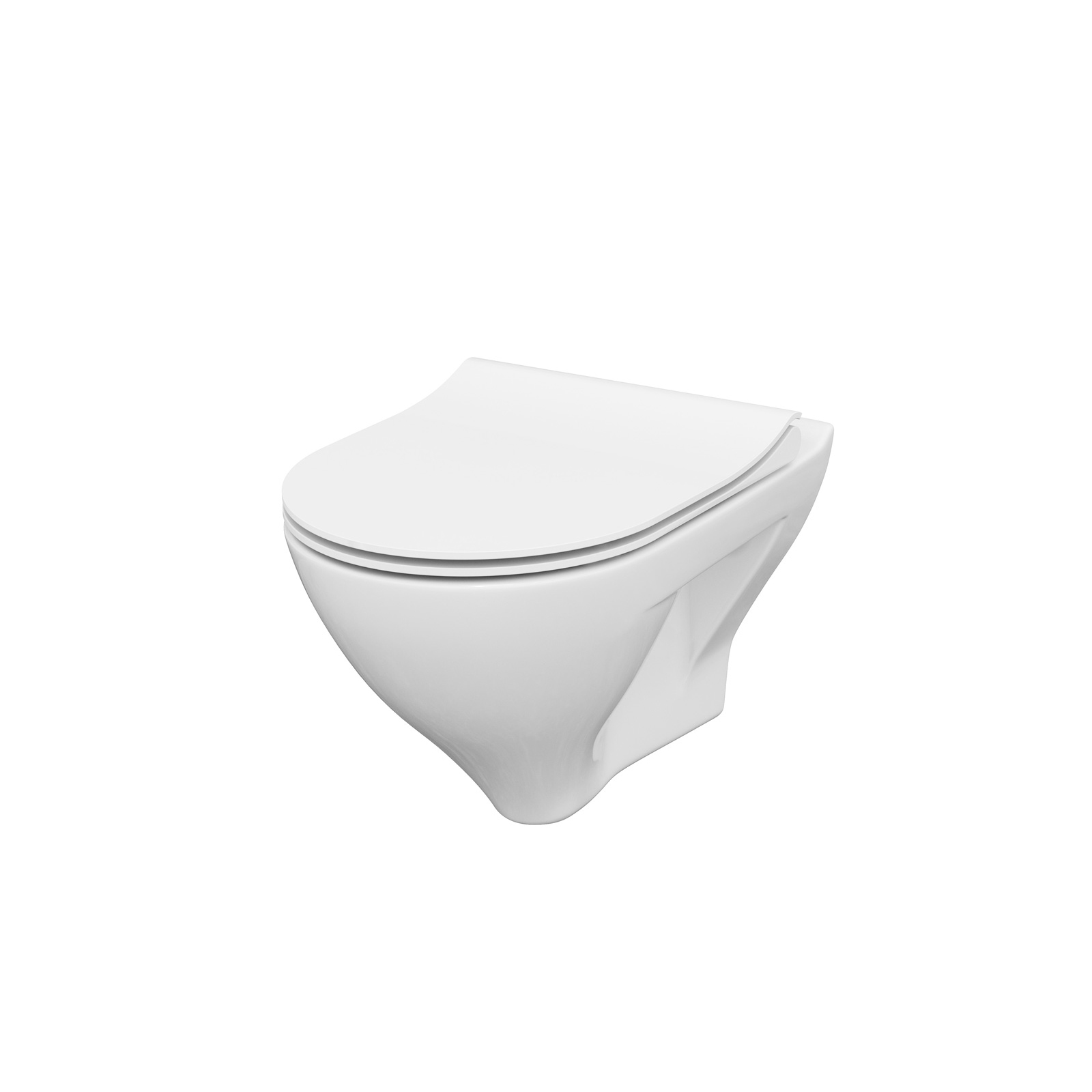 Mille set B291 závěsná mísa WHB Clean On sedátko slim duroplast antibakteriální soft close easy off tlačítko