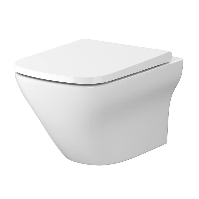 Larga SET B333 WC hranatý CleanOn sedátko slim duro soft-close easy-off