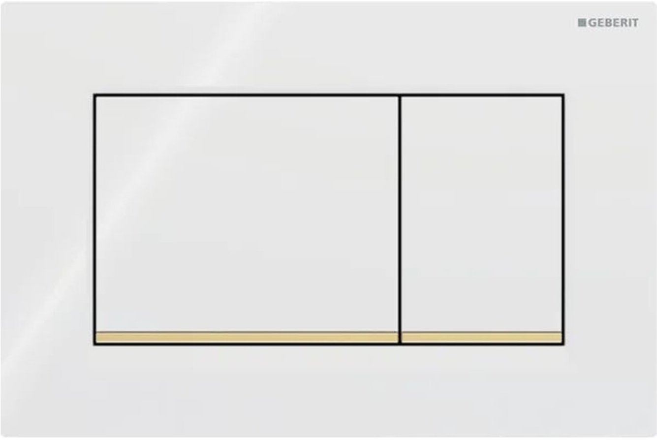 bílá lesk/zlatá lesk