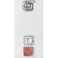 Dekor Rako Concept světle šedá lesk 20x40 WITMB022