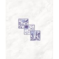 Dekor Rako Lucie šedá lesk 20x25 WITGX110