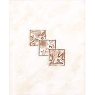 Dekor Rako Lucie béžová lesk 20x25 WITGX113