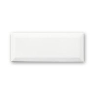 Dekor Rako Concept Plus bílá struktura mat 10x25 WARGT104