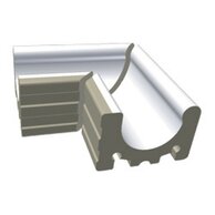 Přelivový žlábek Rako Pool Wiesbaden vnější roh bílá mat 15x24 XPA54023