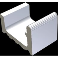 Přelivový žlábek Rako Pool Wiesbaden bílá mat 20x30 XPP51023
