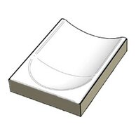 Odtokový kanál Rako Pool koncový díl bílá mat 15x20 XPE58023