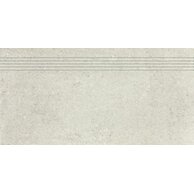 Schodovka Rako Cemento šedobéžová mat rektifikovaná 30x60 DCPSE662