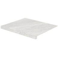 Tvarovka schodová Rako Random světle šedá mat rektifikovaná 53x60 DCF65678