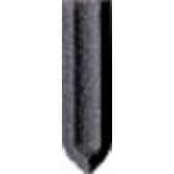 Sokl s požlábkem vnitřní roh Rako Taurus Granit černá mat 2x8 TSIRH069