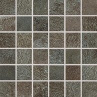 Mozaika Rako Como hnědočerná struktura mat rektifikovaná 30x30 DDM05694