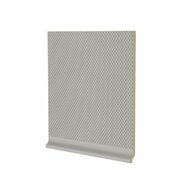 Sokl s požlábkem Rako Color Two šedá struktura mat 20x20 GST1K110