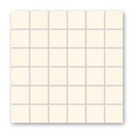 Mozaika Rako Up slonová kost lesk rektifikovaná 30x30 WDM05510