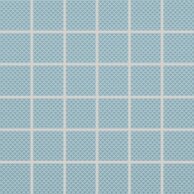 Mozaika Rako Color Two světle modrá struktura mat rektifikovaná 30x30 GRS05603