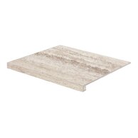 Tvarovka schodová Rako Alba hnědošedá struktura mat rektifikovaná 53x60 DCF65732