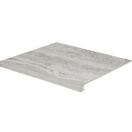 Tvarovka schodová Rako Alba šedá struktura mat rektifikovaná 53x60 DCF65733