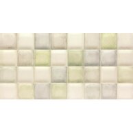 Retro zelená vícebarevná obkládačka 39,8x19,8x0,7