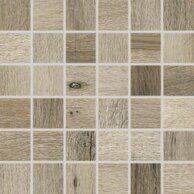 Mozaika Rako Saloon tmavě hnědá mat rektifikovaná 30x30 DDM06748