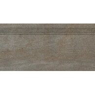 Schodovka Rako Quarzit hnědá mat rektifikovaná 40x80 DCP84736