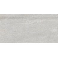 Schodovka Rako Quarzit šedá mat rektifikovaná 40x80 DCP84737