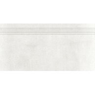 Schodovka Rako Rebel bílošedá mat rektifikovaná 40x80 DCP84740