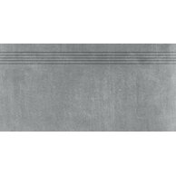 Schodovka Rako Rebel tmavě šedá mat rektifikovaná 40x80 DCP84742