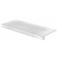 Tvarovka schodová Rako Rebel šedá mat rektifikovaná 40x80 DCF84741