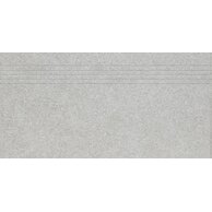 Schodovka Rako Block světle šedá mat rektifikovaná 40x80 DCP84780
