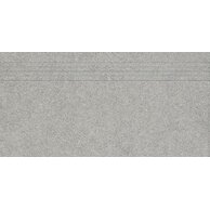 Schodovka Rako Block šedá mat rektifikovaná 40x80 DCP84781