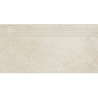 Schodovka Rako Limestone béžová mat rektifikovaná 30x60 DCPSE801