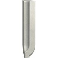 Sokl s požlábkem vnitřní roh Rako Taurus Granit světle šedá mat 2x8 TSIRH078