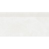 Schodovka Rako Betonico bílošedá mat rektifikovaná 40x80 DCP84790