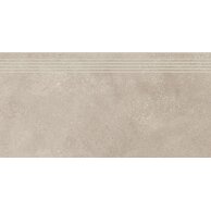 Schodovka Rako Betonico tmavě béžová mat rektifikovaná 40x80 DCP84794