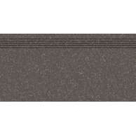 Schodovka Rako Linka černá mat rektifikovaná 30x60 DCPSE822