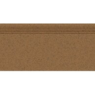 Schodovka Rako Linka hnědá mat rektifikovaná 30x60 DCPSE823