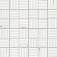 Mozaika Rako Vein bílá struktura lesk rektifikovaná 30x30 WDR05133