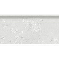 Schodovka Rako Castone šedobílá mat rektifikovaná 40x80 DCP84855