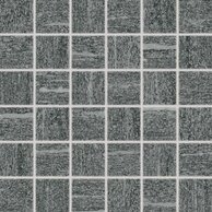 Mozaika Rako Vals tmavě šedá mat rektifikovaná 30x30 DDM05848