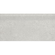 Schodovka Rako Base světle šedá mat rektifikovaná 30x60 DCPSR432