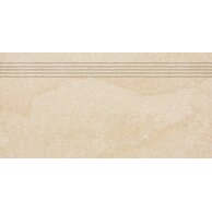 Schodovka Rako Kaamos béžová mat rektifikovaná 30x60 DCPSR586