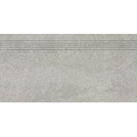 Schodovka Rako Kaamos šedá mat rektifikovaná 30x60 DCPSR587