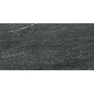 Dlažba Rako Quarzit černá struktura mat rektifikovaná 30x60 DARSR739