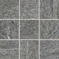 Dlažba Rako Quarzit tmavě šedá struktura mat rektifikovaná 10x10 DAR11738
