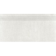 Schodovka Rako Rebel bílošedá mat rektifikovaná 30x60 DCPSR740