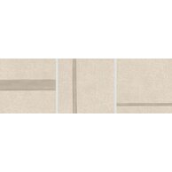 Dekor Rako Rebel béžová pololesk rektifikovaný 20x20 DDT25743