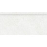 Schodovka Rako Betonico bílošedá mat rektifikovaná 30x60 DCPSR790