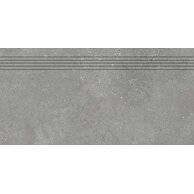 Schodovka Rako Betonico šedá mat rektifikovaná 30x60 DCPSR791