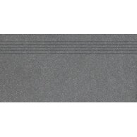 Schodovka Rako Block černá mat rektifikovaná 30x60 DCPSR783