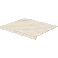 Tvarovka schodová Rako Onyx tmavě béžová lesk rektifikovaná 53x60 DCG64835