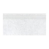 Schodovka Rako Abetone světle šedá mat rektifikovaná 30x60 DCPSR837