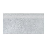 Schodovka Rako Abetone šedá mat rektifikovaná 30x60 DCPSR838